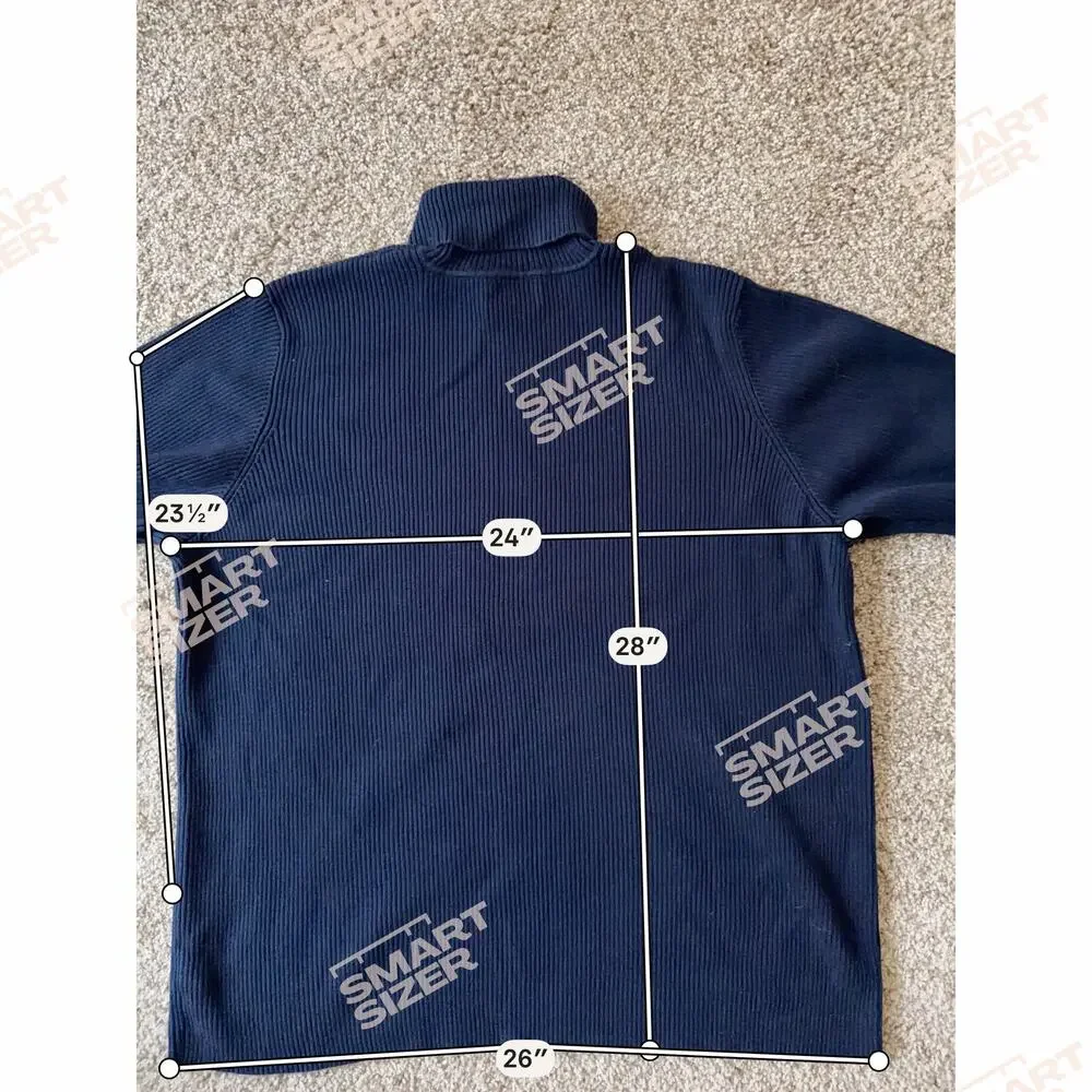 Ralph Lauren Heavy Knit 100% Cotton Sweater Turtleneck Womens 3X Navy - Picture 2 of 6